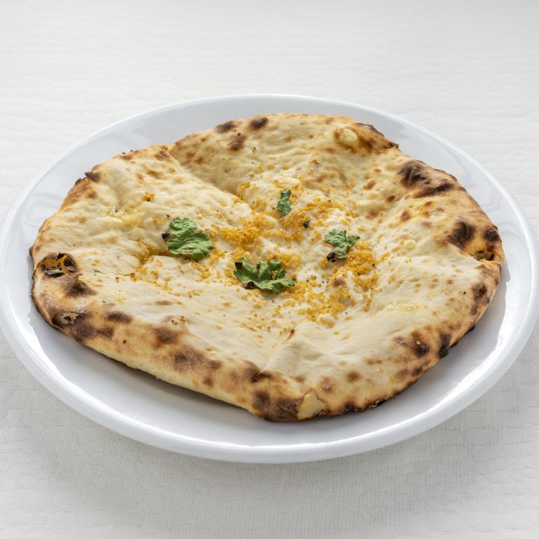 Indian Cheese and Garlic naan
